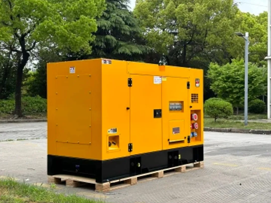 Generador diésel de 90 KVA con cabina insonorizada, listo para entrega
